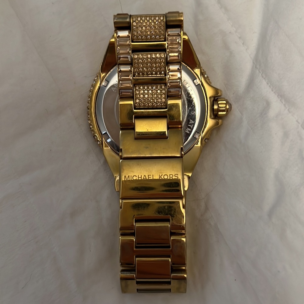 Michael Kors Pave Gold Watch - Picture 2 of 2